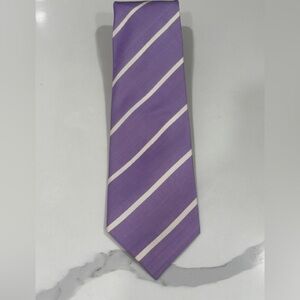 Vineyard Vines lavender Purple Striped Men's silk tie